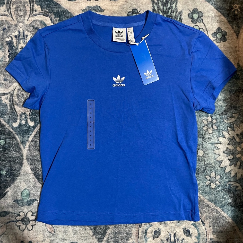 Adidas Royal Blue Tee with Logo